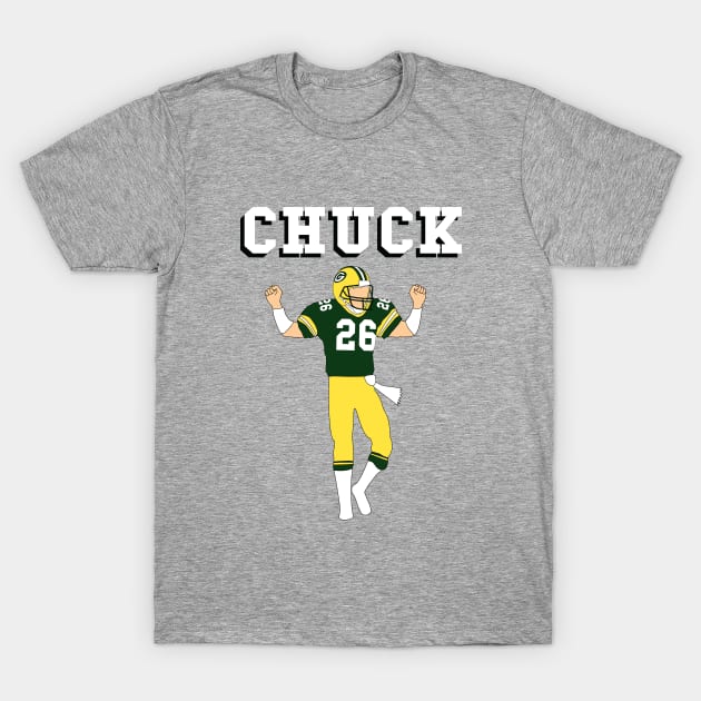 Chuck Cecil (Grey) T-Shirt by mustardofdoom